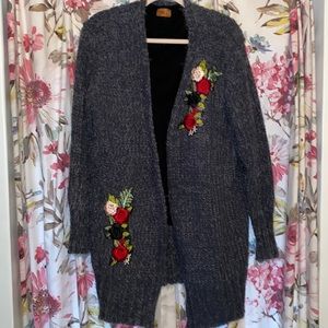 Sherpa Lined Long Cardigan